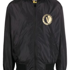 Versace Jeans Couture chest logo-print bomber jacket
