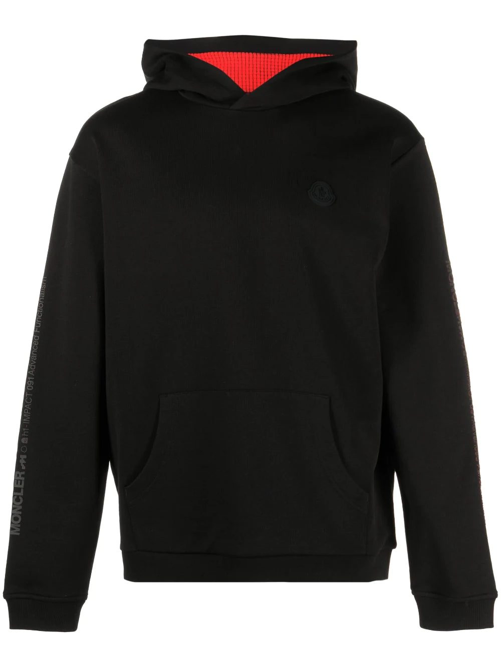 Moncler logo-print sleeve hoodie