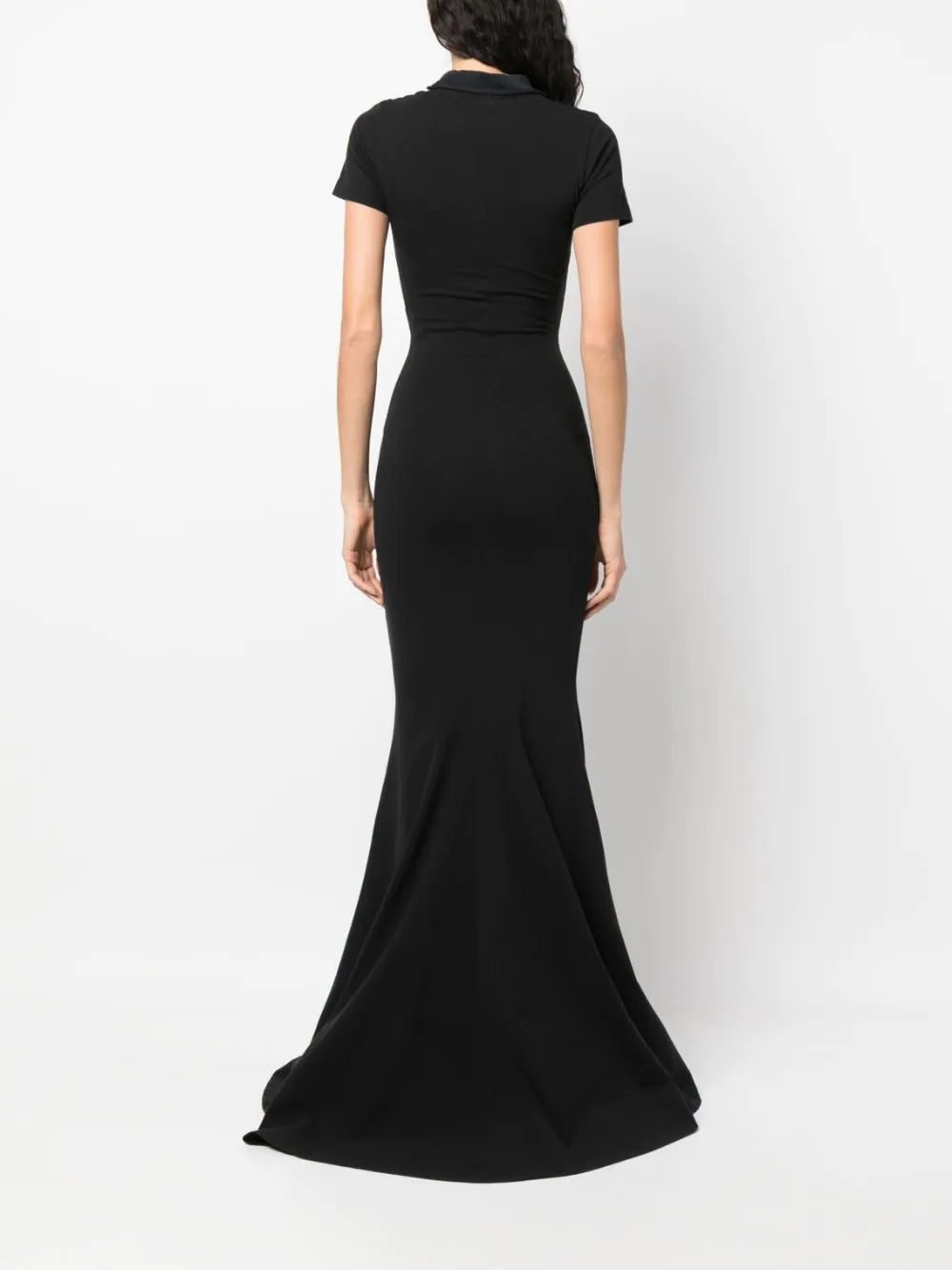 Balenciaga logo-embroidered gown - Image 4