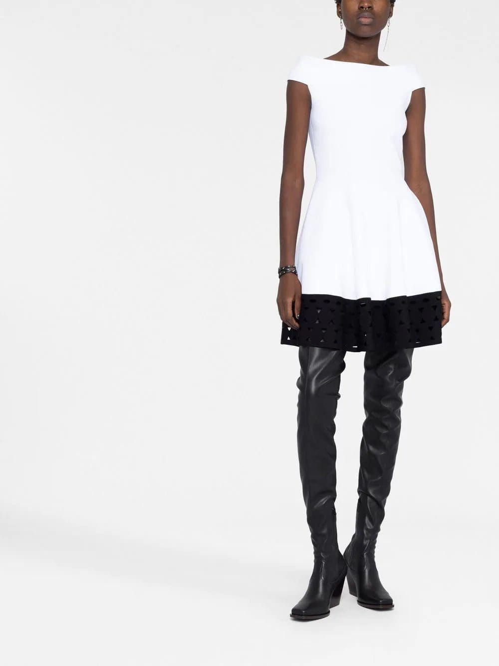 Alexander McQueen off-shoulder minidress - Image 2