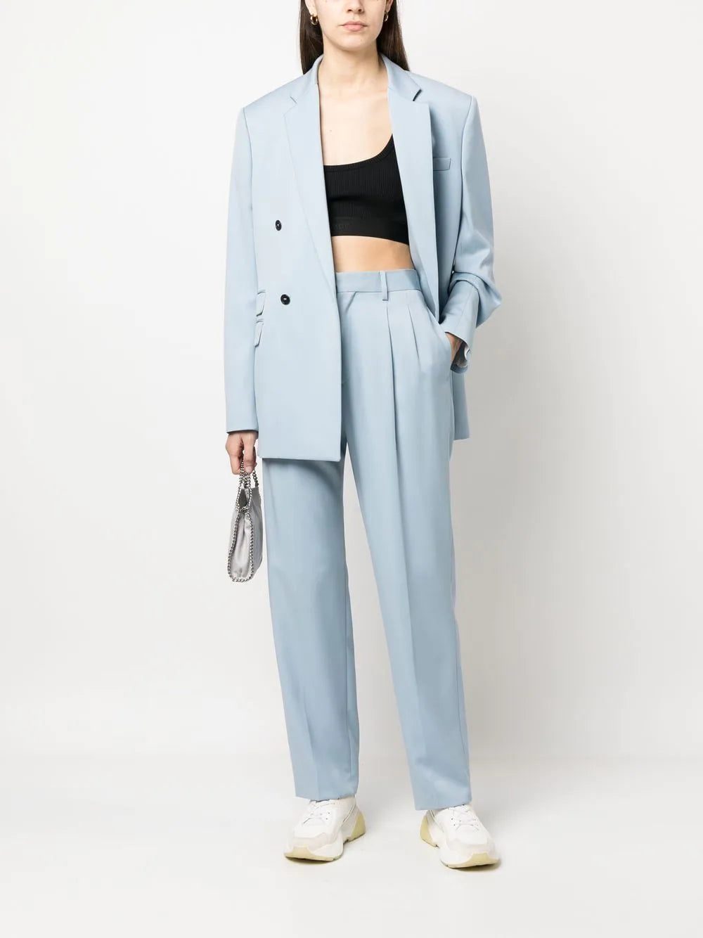 Stella McCartney fine-ribbed cropped vest top - Image 2