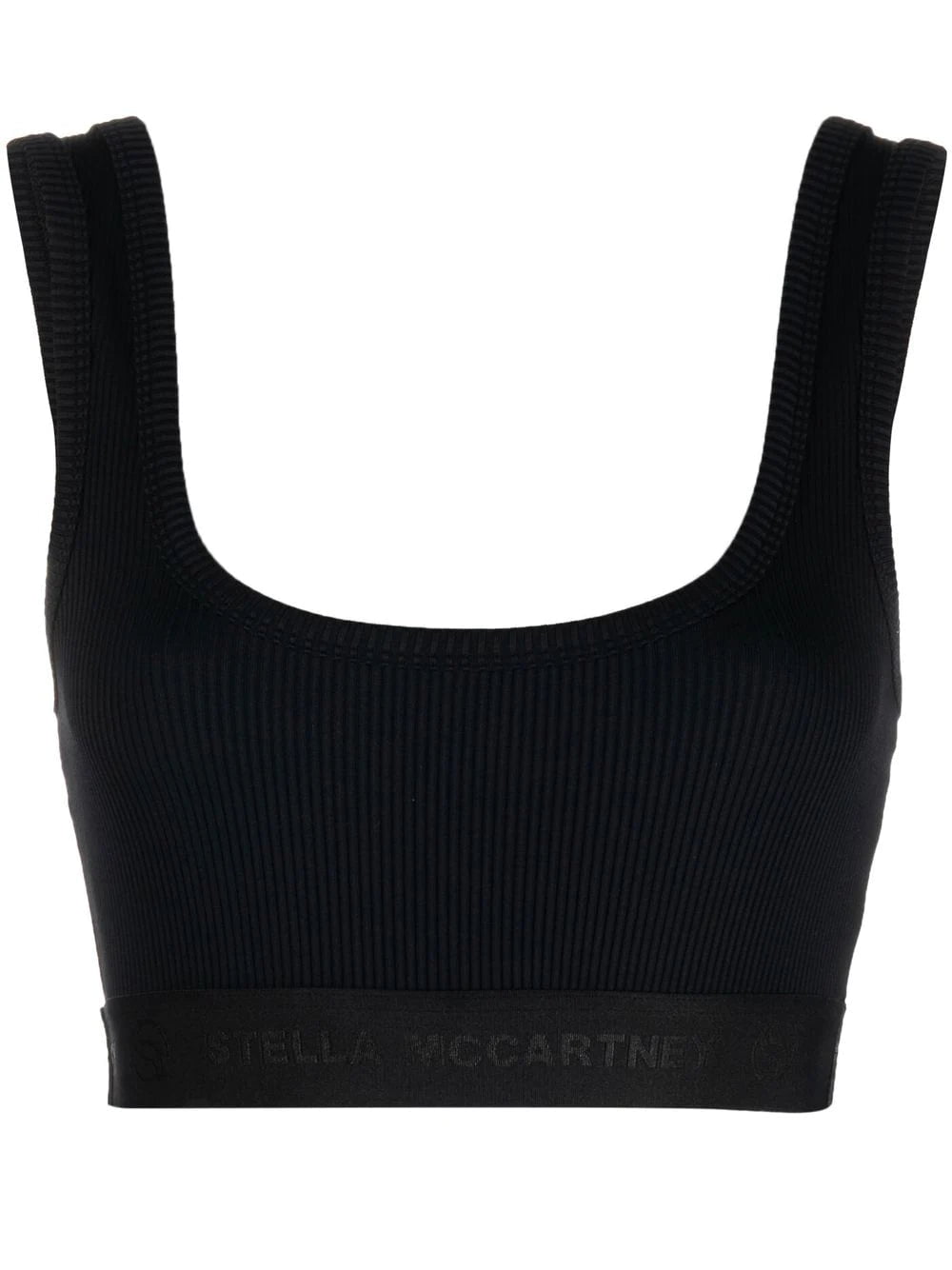 Stella McCartney fine-ribbed cropped vest top