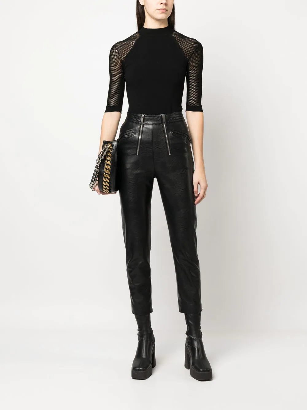 Stella McCartney mesh panelled knitted top - Image 2