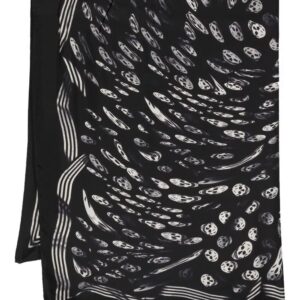 Alexander McQueen silk skull-print scarf
