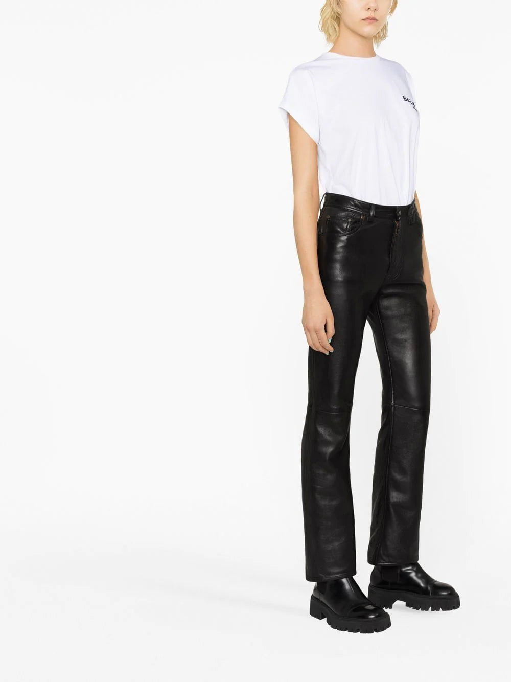 Balmain logo-print T-shirt - Image 4