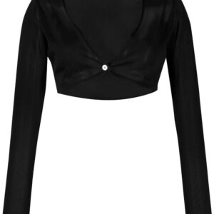 Versace  Medusa cropped buttoned cardigan
