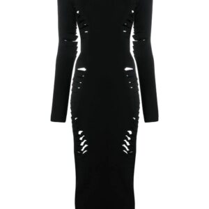 Versace  cut-out midi dress