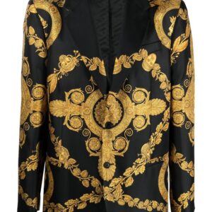 Versace  Maschera Baroque print blazer