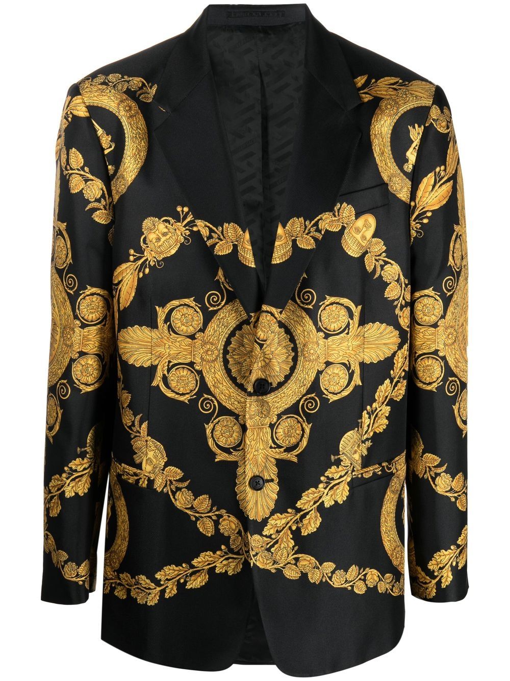 Versace Maschera Baroque print blazer