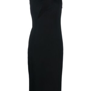 Versace cut-out sleeveless midi dress