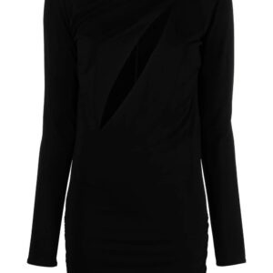 Versace  cut-out long sleeves dress