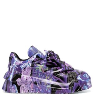 Versace Odissea Orchid Barocco-print sneakers