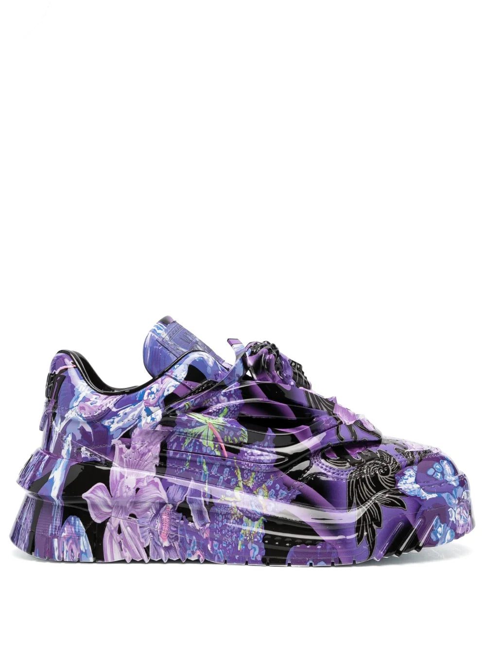 Versace Odissea Orchid Barocco-print sneakers