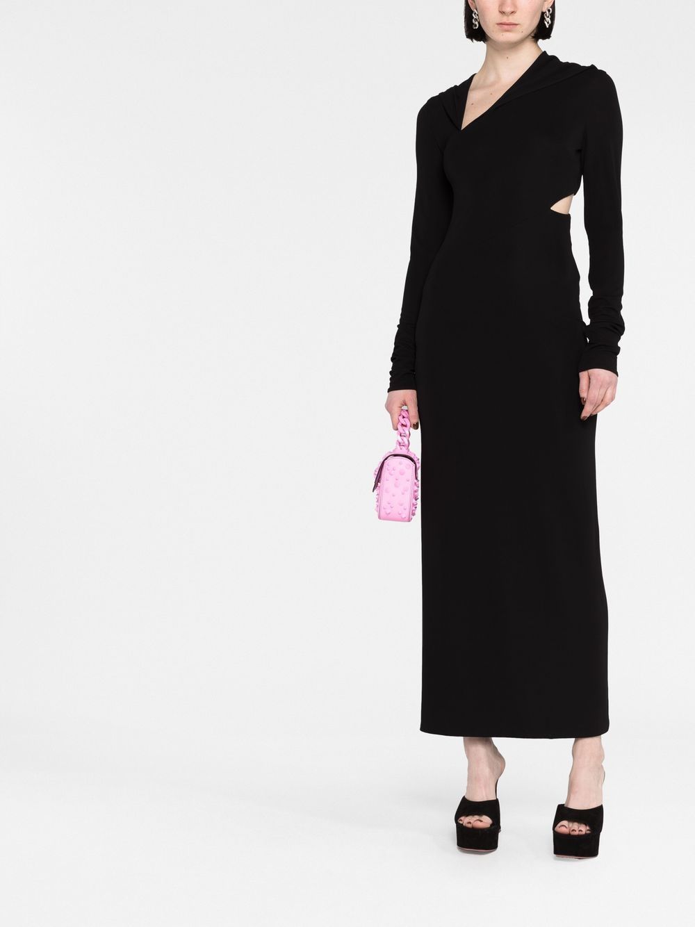 Versace cut-out hooded maxi dress - Image 2