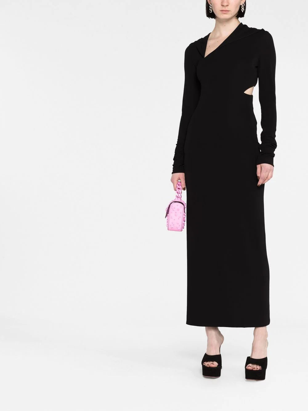 Versace cut-out hooded maxi dress - Image 2