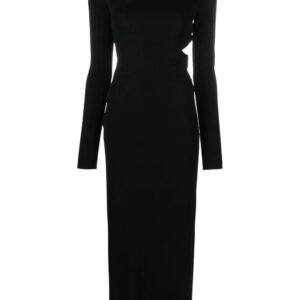 Versace  cut-out hooded maxi dress