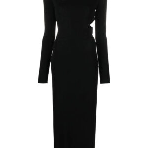 Versace  cut-out hooded maxi dress