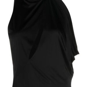 Versace cut-out halterneck top