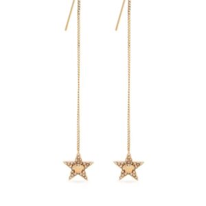 Versace  Medusa Head thread earrings