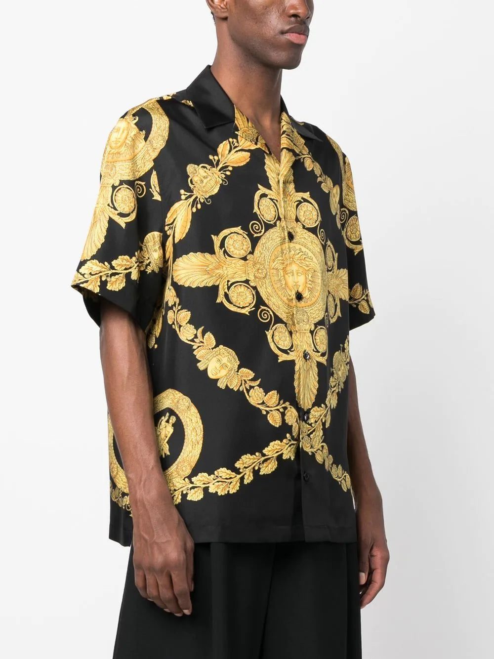 Versace Greca-print silk shirt - Image 2