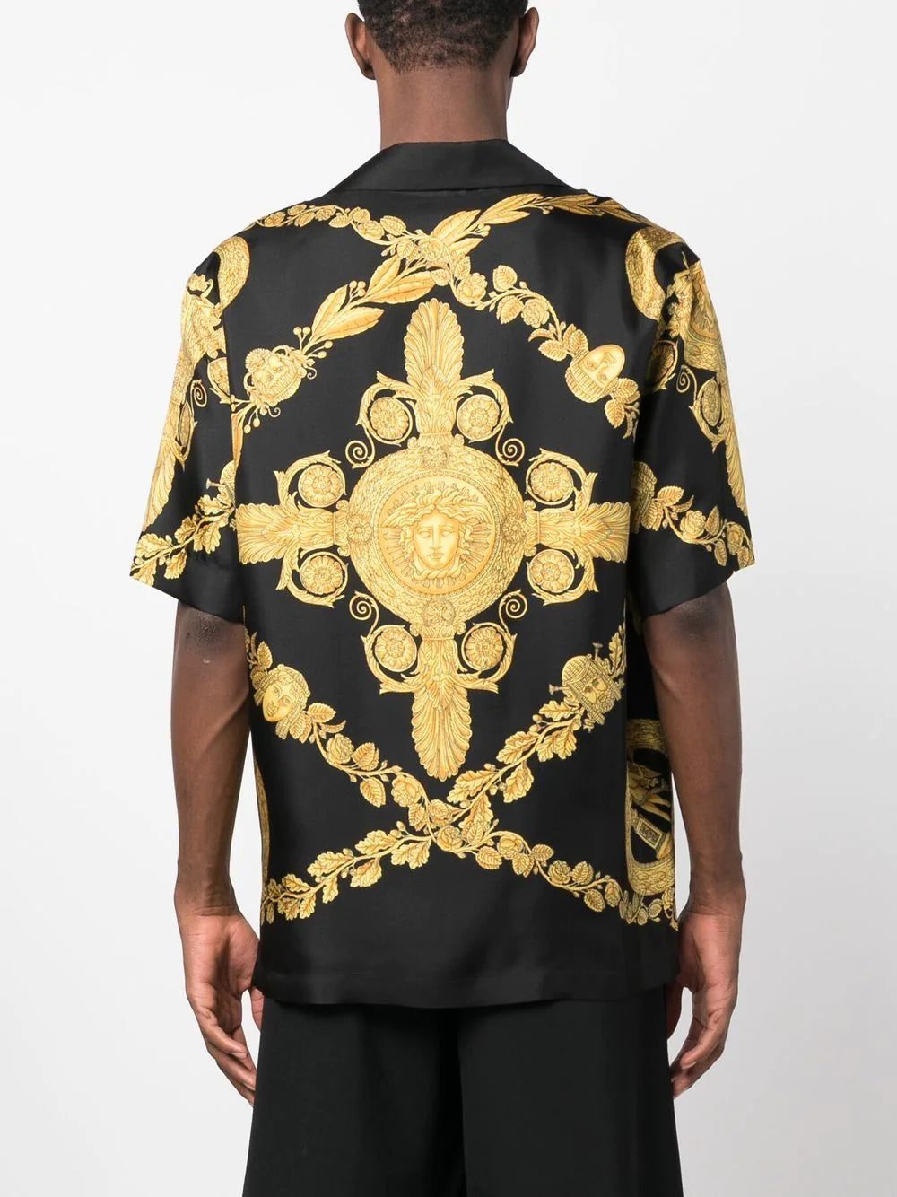 Versace Greca-print silk shirt - Image 3