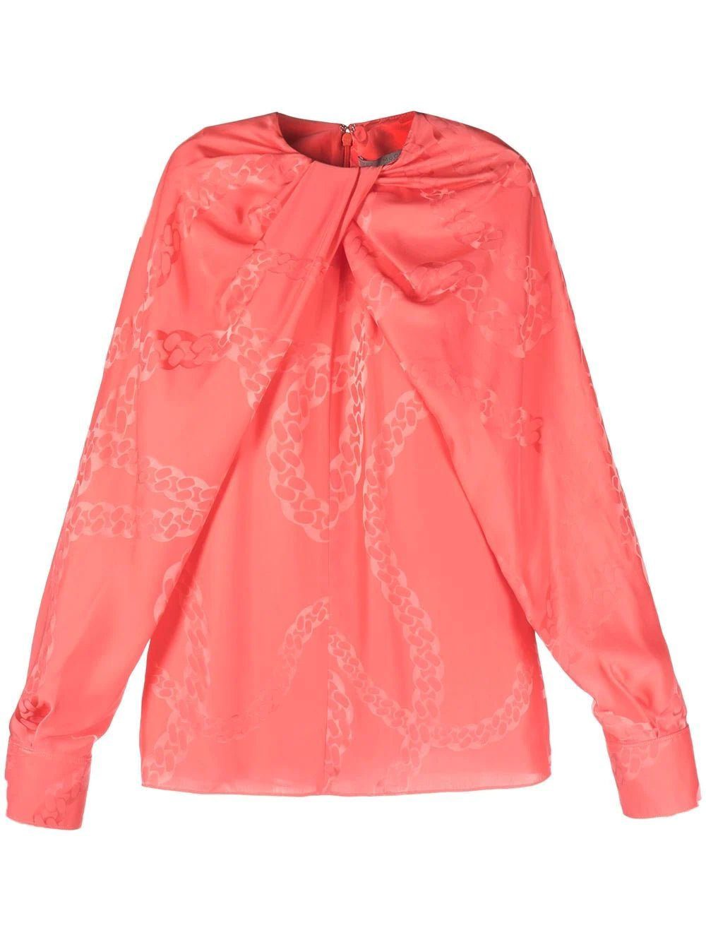 Stella McCartney chain-link print blouse