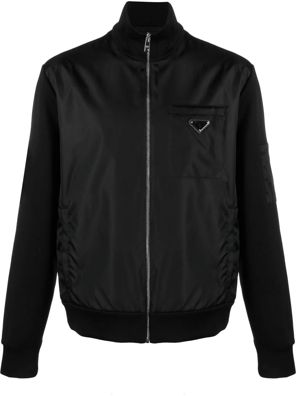 Prada Re-Nylon zip-up sweatshirt