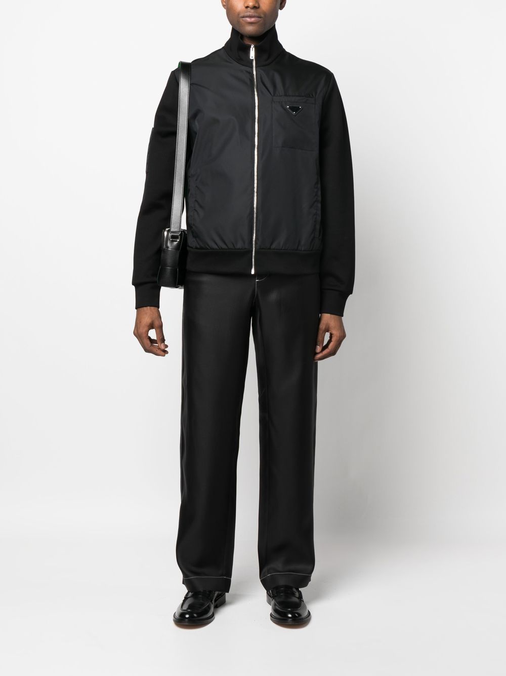 Prada Re-Nylon zip-up sweatshirt - Image 2