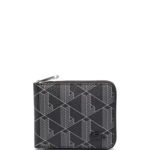 Lacoste monogram-print wallet