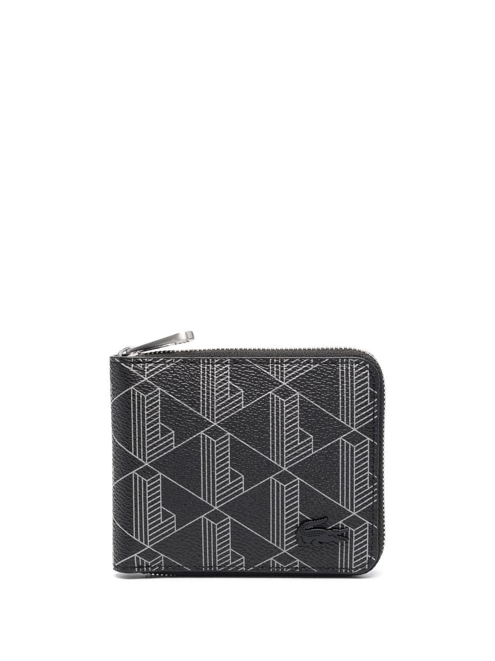Lacoste monogram-print wallet