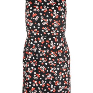 Moschino floral-print sleeveless dress