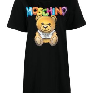 Moschino logo-print T-shirt dress