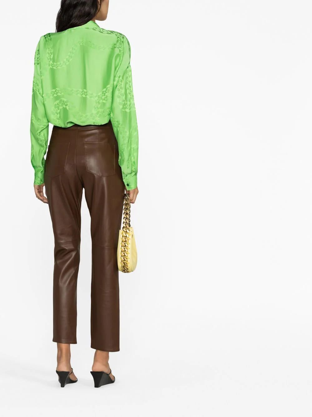 Stella McCartney chain-link print long-sleeve shirt - Image 3