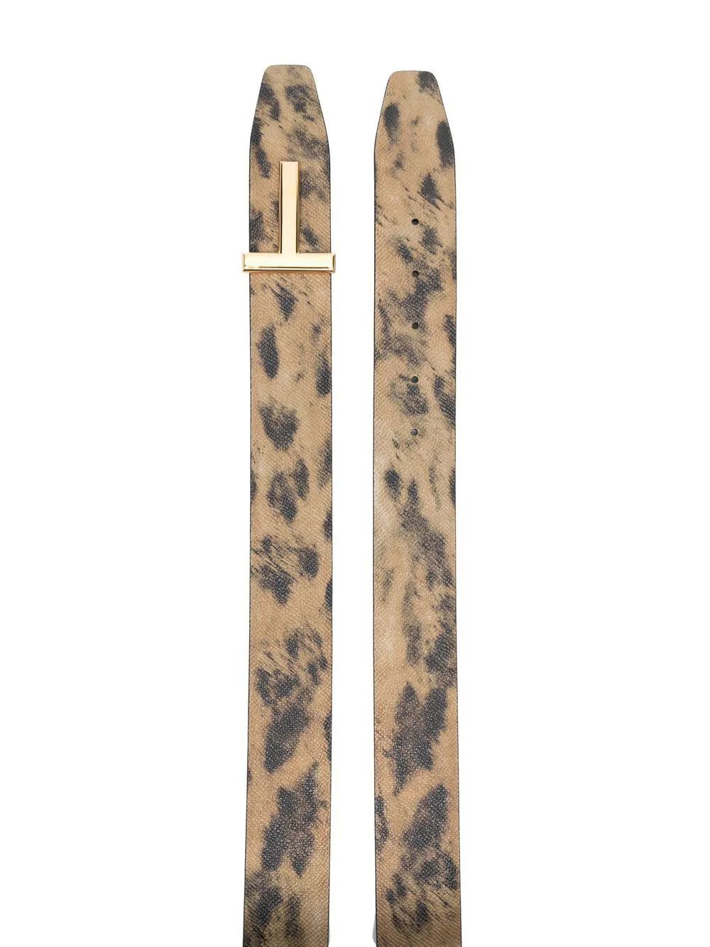 TOM FORD leopard-print leather belt - Image 2