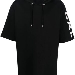 Balmain  logo-print short-sleeve hoodie