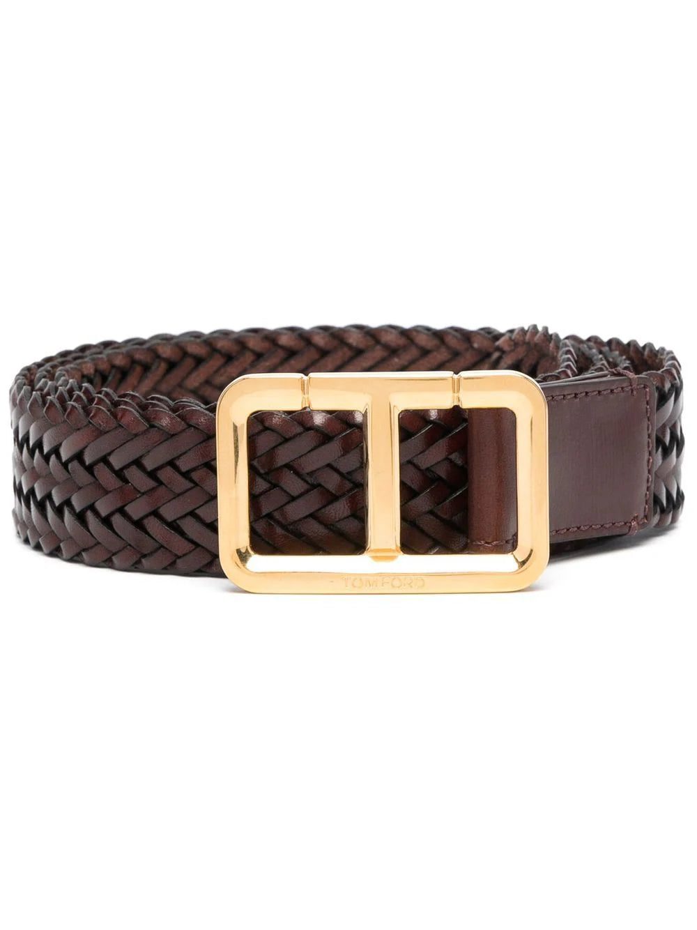 TOM FORD interwoven leather belt