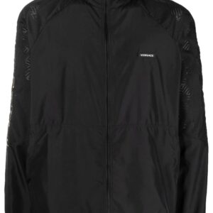 Versace  La Greca print hooded jacket