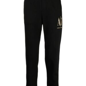 Armani Exchange logo-embroidered track pants