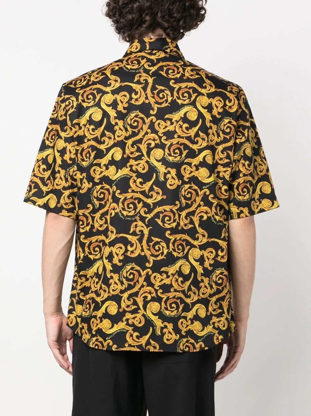 Versace Jeans Couture baroque-pattern cotton shirt - Image 3