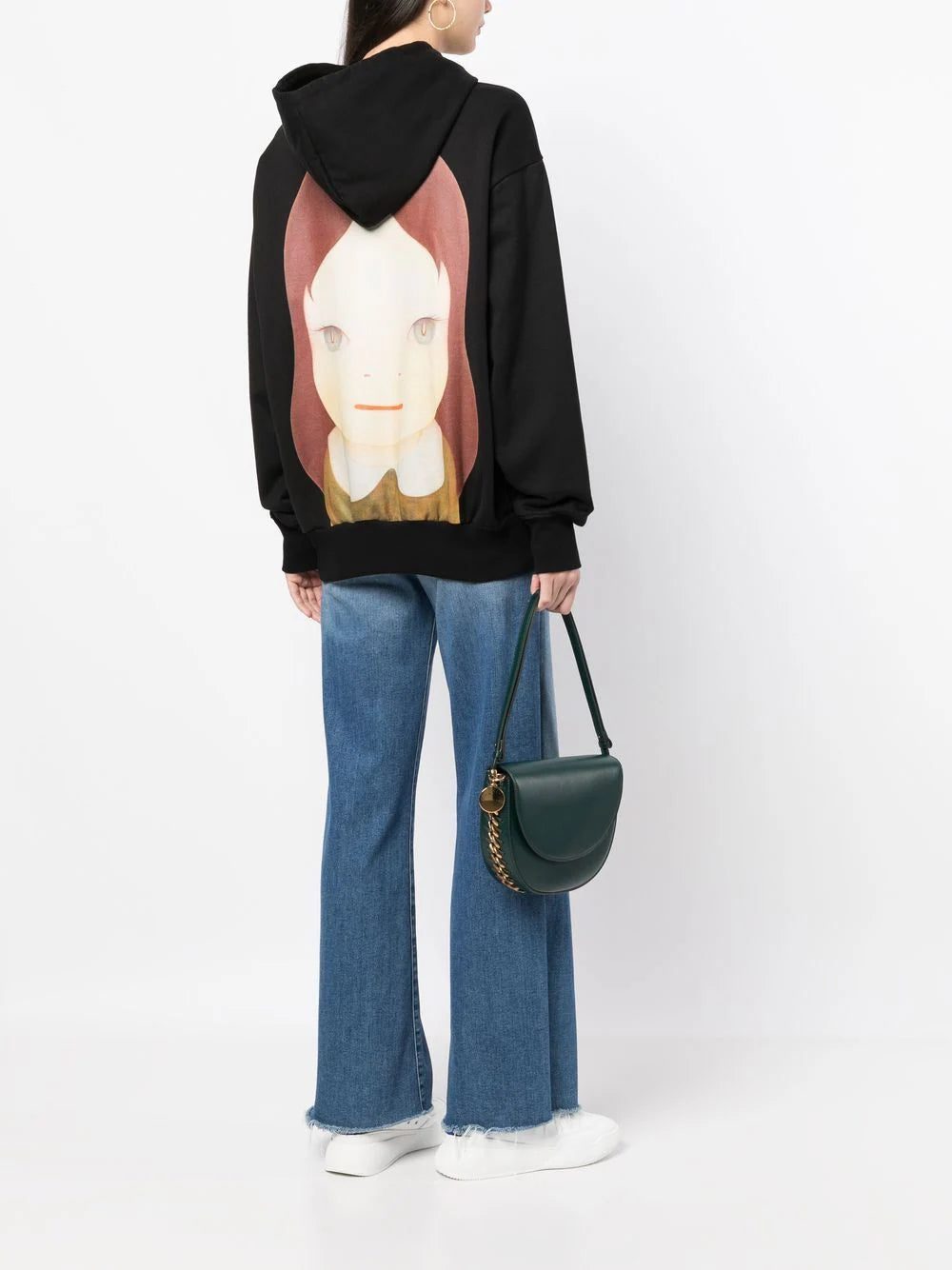Stella McCartney graphic-print cotton hoodie - Image 2