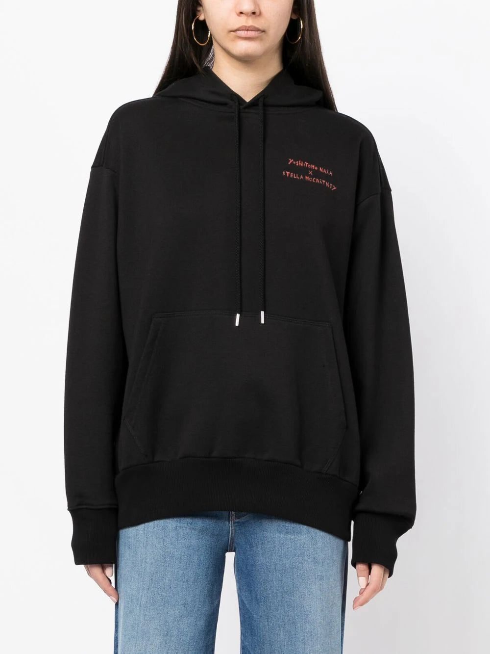Stella McCartney graphic-print cotton hoodie - Image 3