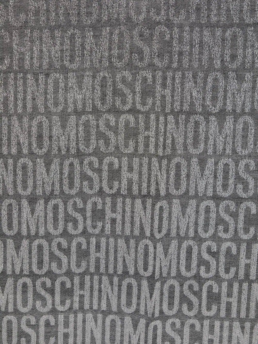 Moschino all-over logo-print scarf - Image 2