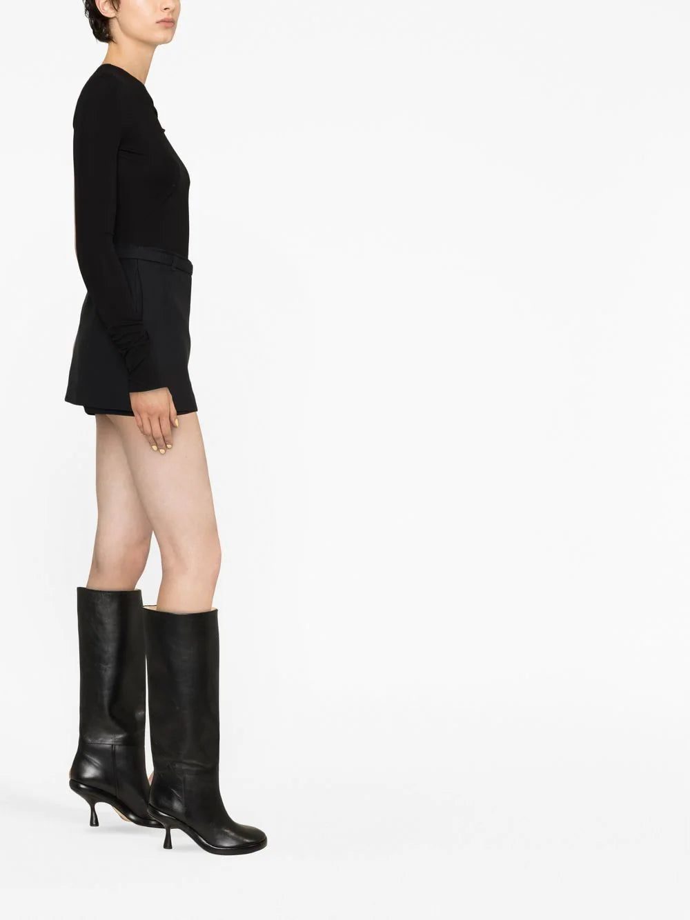 Versace off-shoulder long-sleeve bodysuit - Image 3