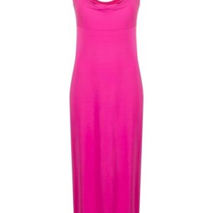 Versace  Medusa plaque midi dress