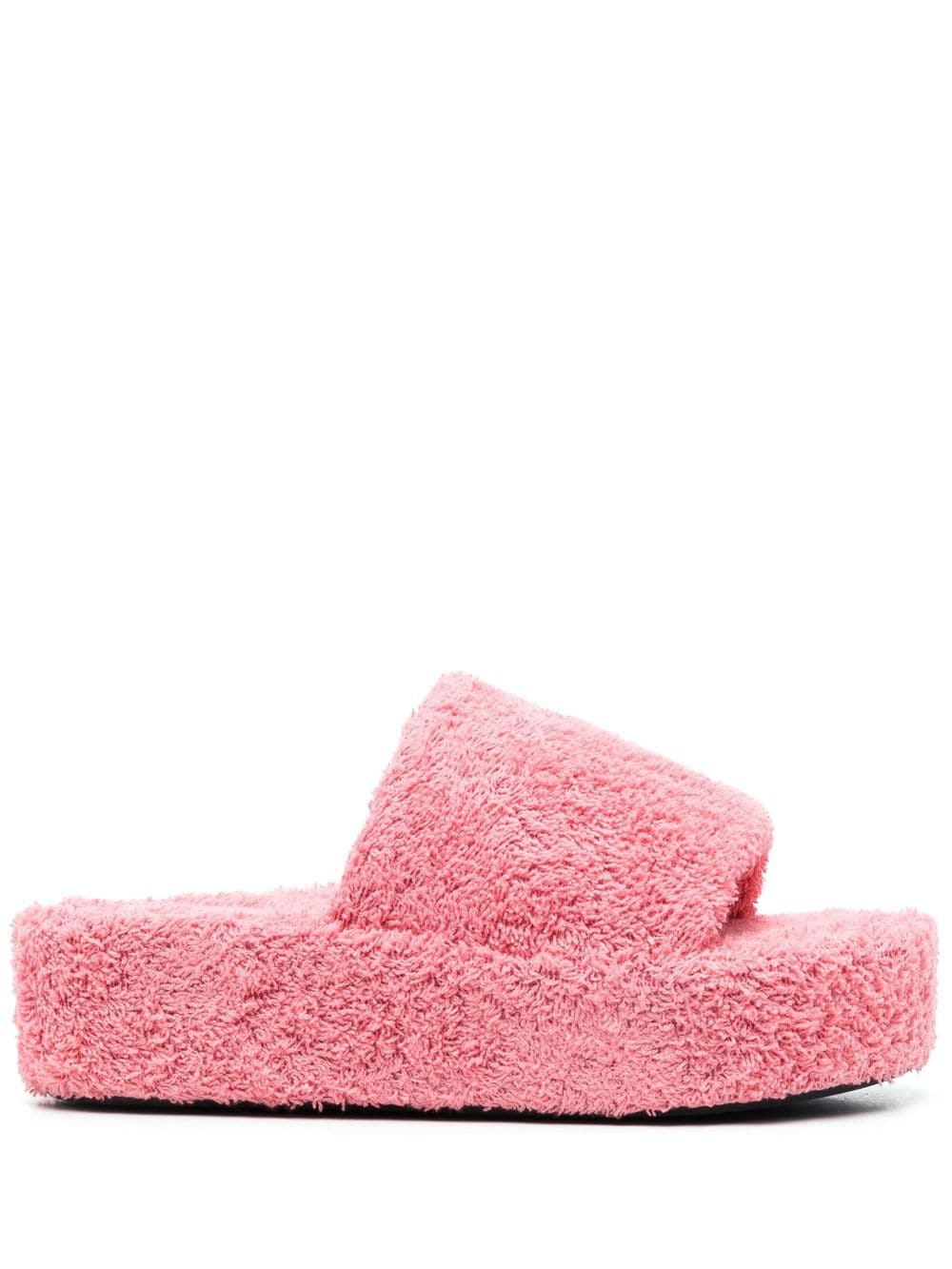 Balenciaga Rise soft towel slide