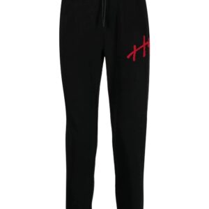 HUGO  logo-appliqué track pants