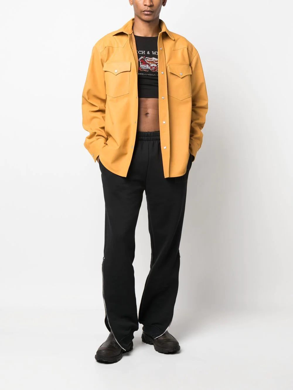 VTMNTS logo-patch track pants - Image 2