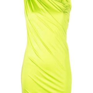 Versace  draped-effect minidress