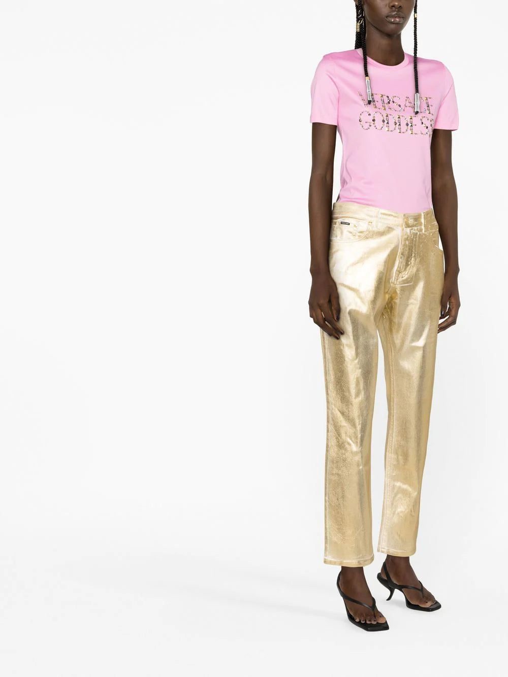 Versace logo-embellished T-shirt - Image 3