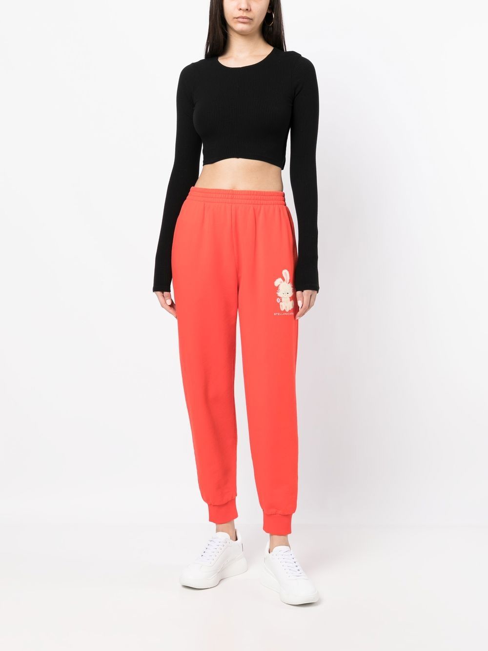 Stella McCartney graphic-print tapered track pants - Image 2